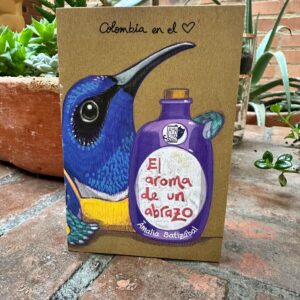 Portada del libro El aroma de un abrazo de la autora Amalia Satizábal